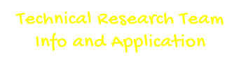 Technical Research Team Info and Application